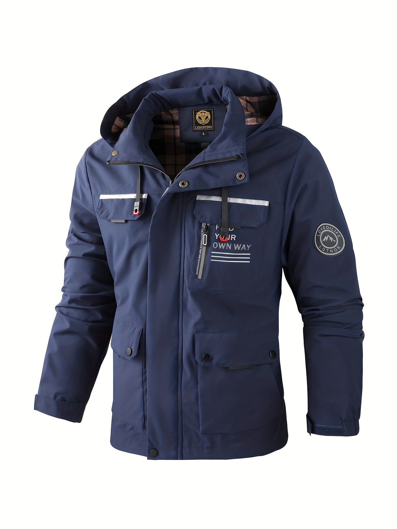 Klaus | Waterproof Winter Jacket with Hood - Black