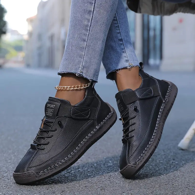 Millie | Orthopedic Sneakers - White Canvas