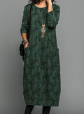 Betty | Elegant Winter Dress - Wool Blend - Navy