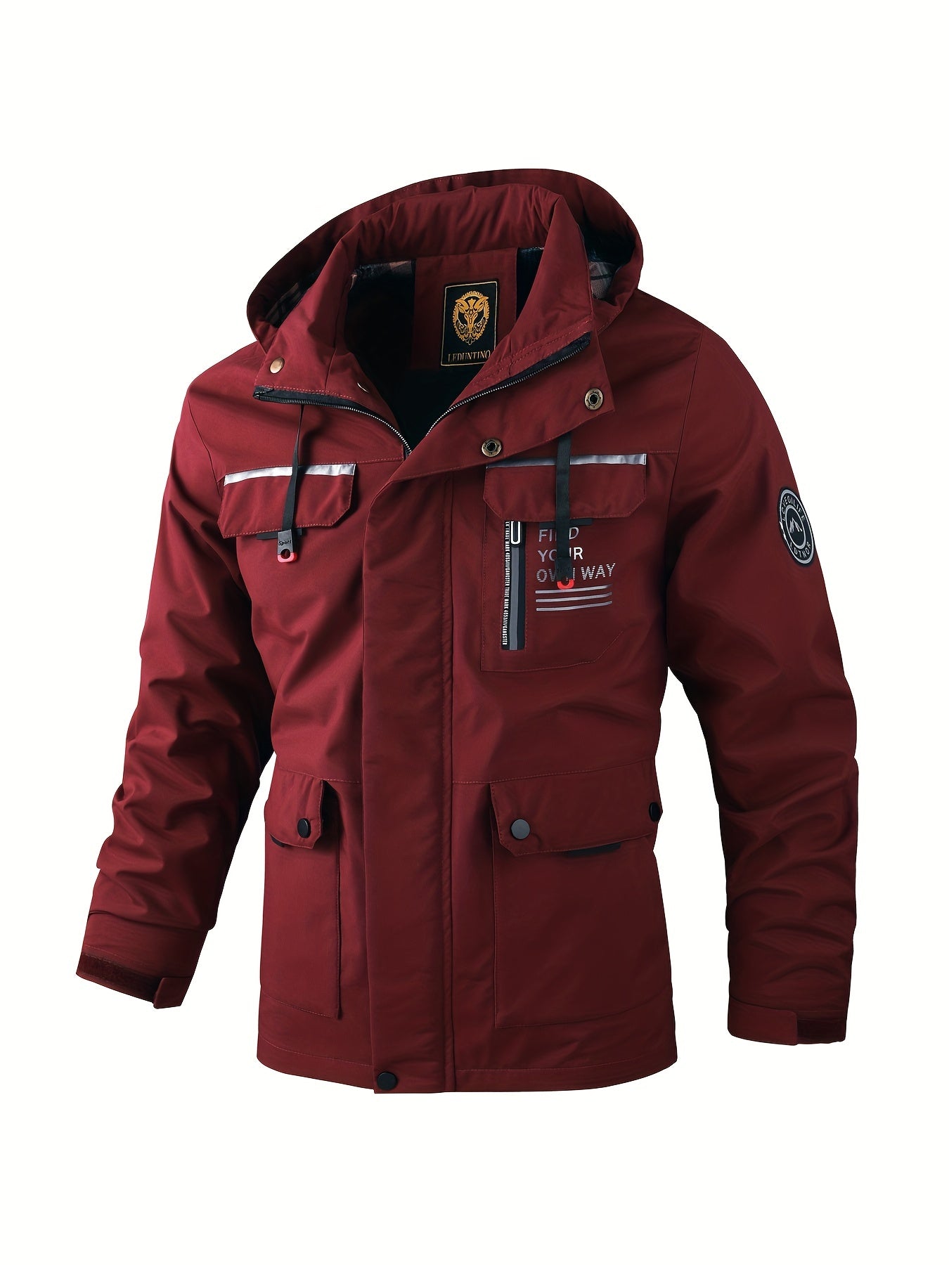 Klaus | Waterproof Winter Jacket with Hood - Black