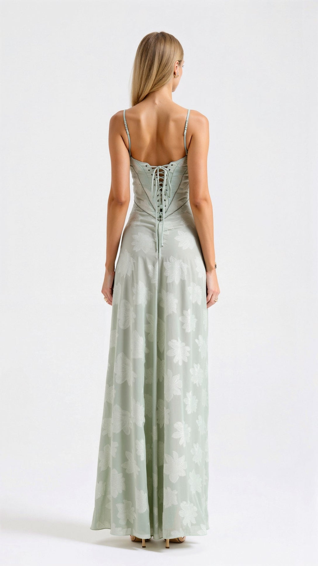Claire | Slip Maxi Dress - Floral Print Cotton