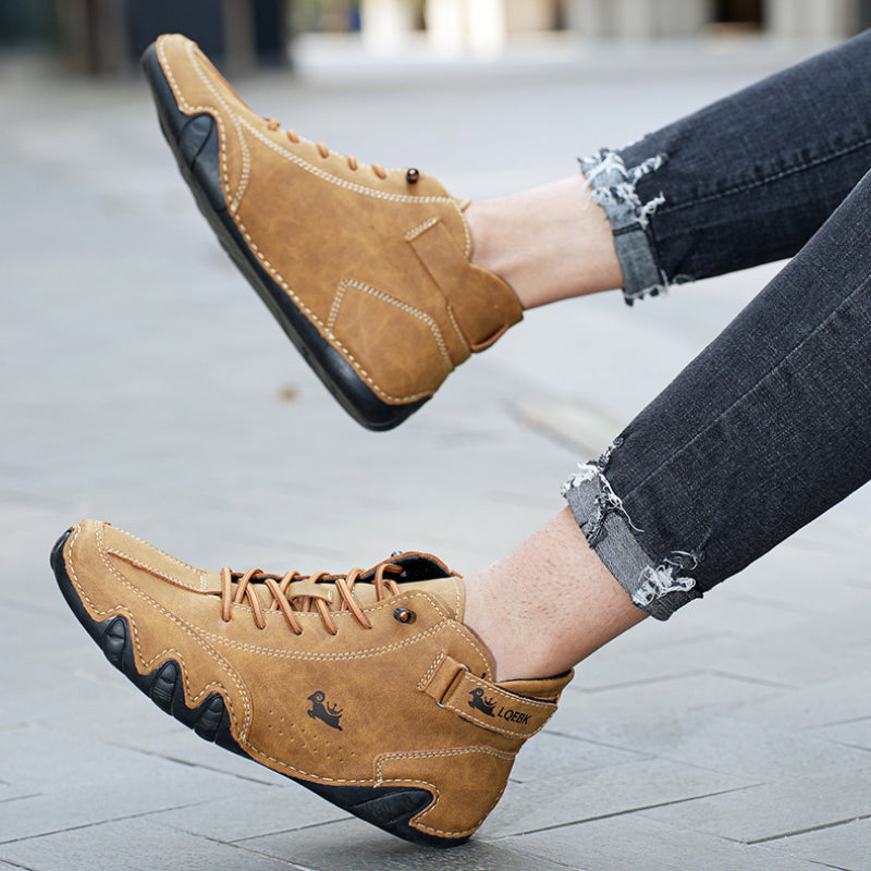 Stefan | Stylish Comfortable Barefoot Shoes - Black