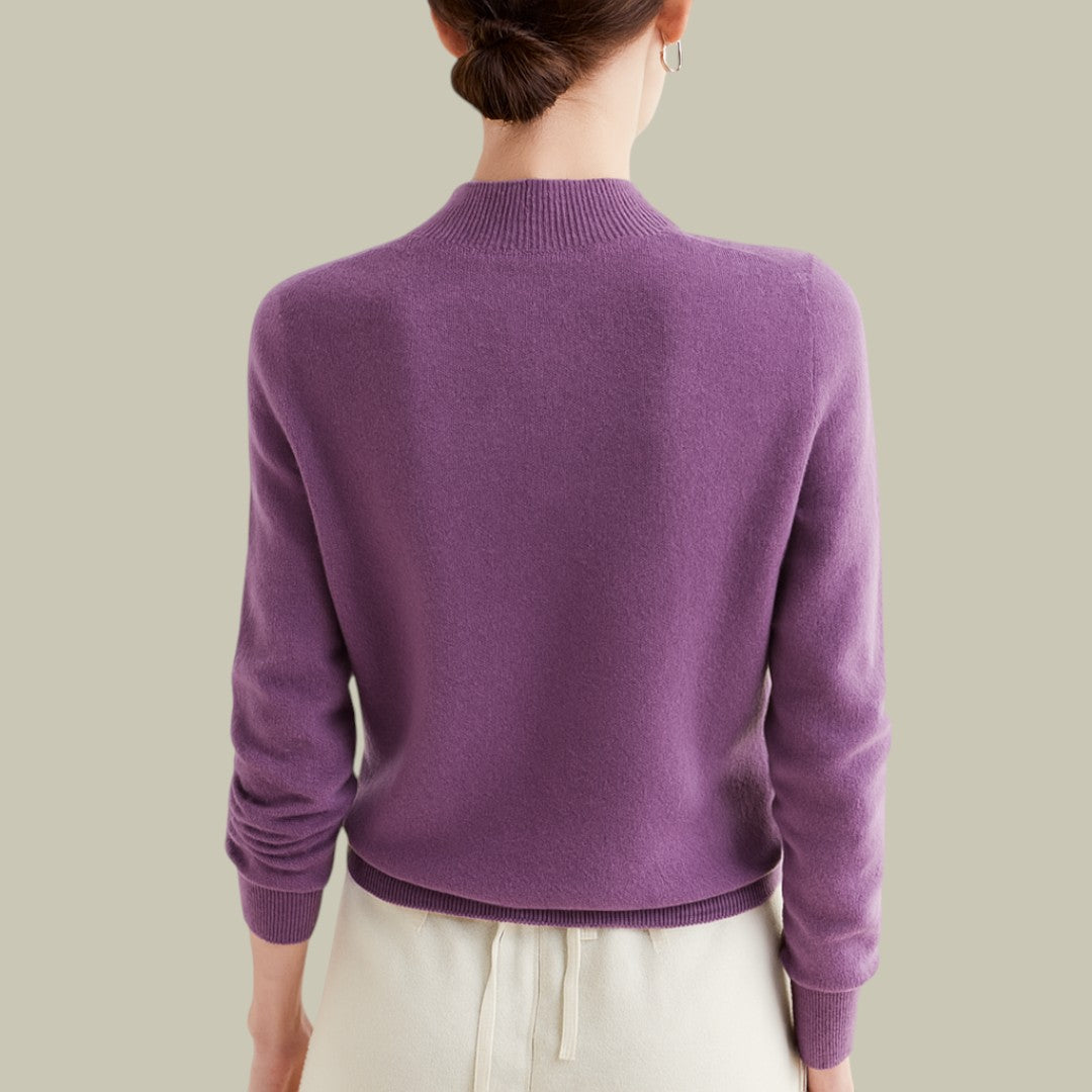 Paige | Women’s Classic Wool Blend Mock Neck Sweater