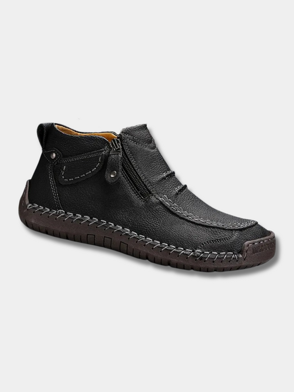 Zack | Ergonomic Orthopedic Shoes - Black Leather