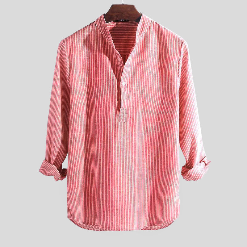 Joachim | Relaxed Linen Shirt - Light Blue