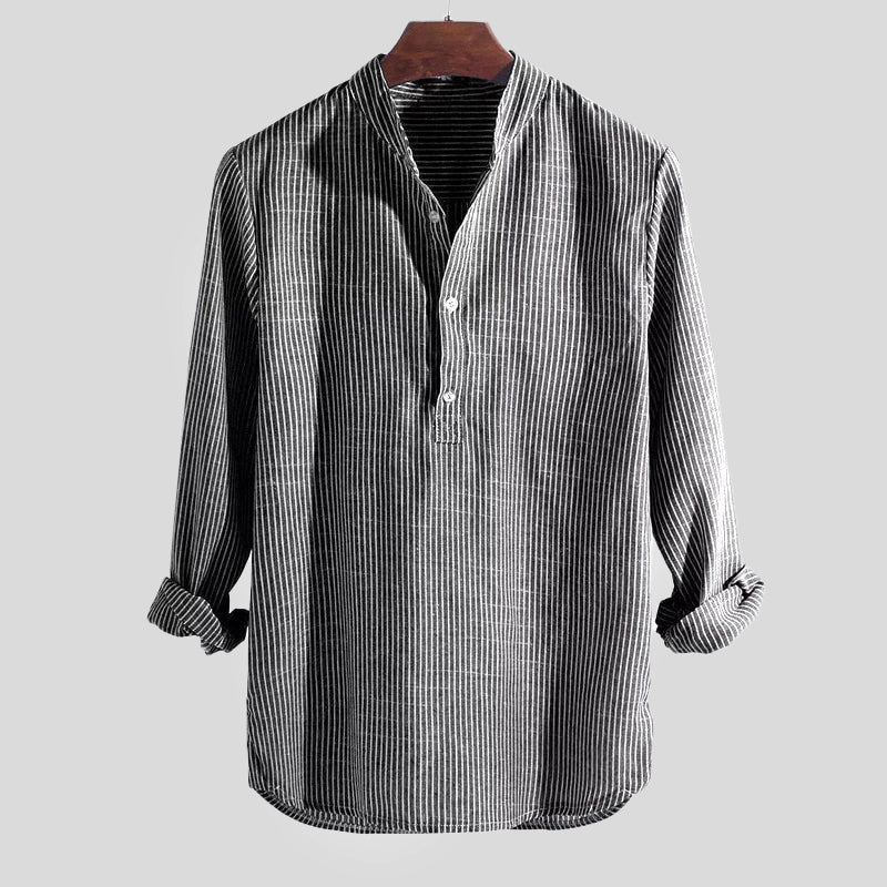 Joachim | Relaxed Linen Shirt - Light Blue