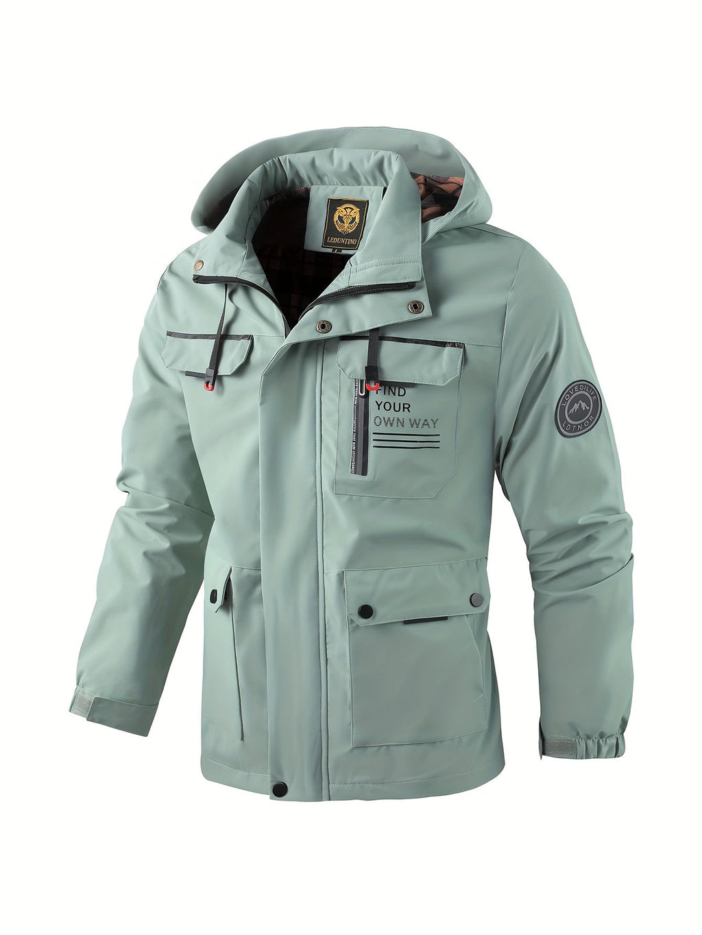 Klaus | Waterproof Winter Jacket with Hood - Black