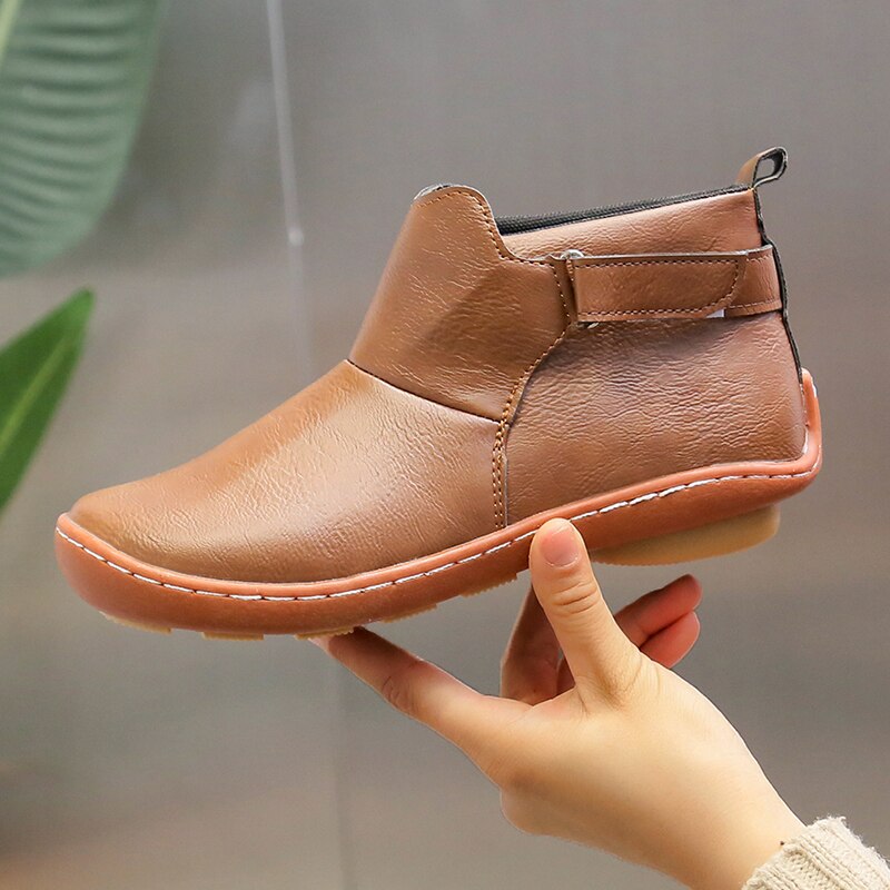 Men's | Orthopedic Autumn Boots - Brown Leather