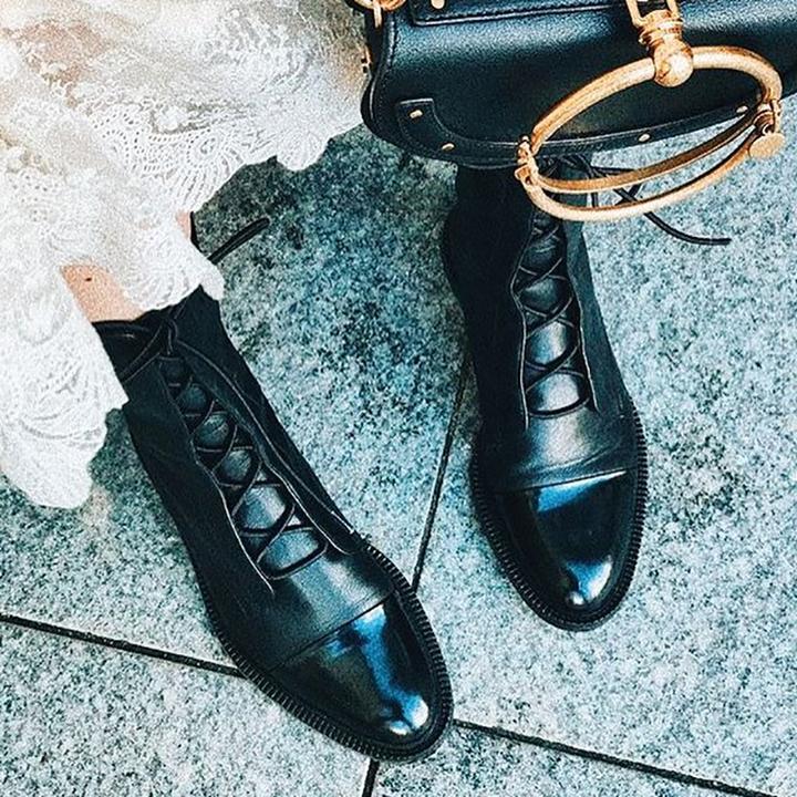 Danielle | Women’s Lace-Up Leather Ankle Boots