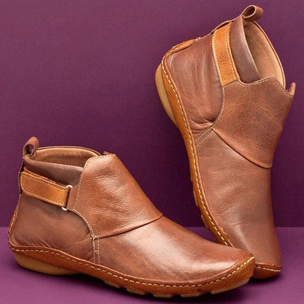 Men's | Orthopedic Autumn Boots - Brown Leather