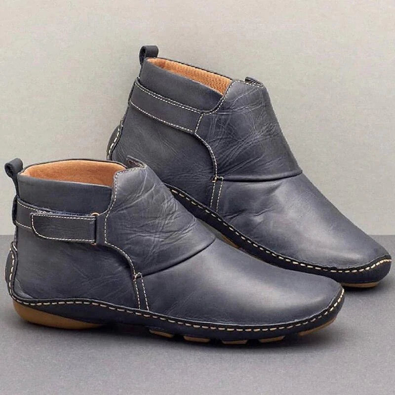 Men's | Orthopedic Autumn Boots - Brown Leather