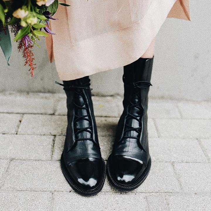 Danielle | Women’s Lace-Up Leather Ankle Boots