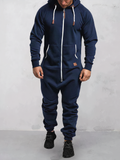 Jürgen | Hooded Jumpsuit - Winter - Dark Grey