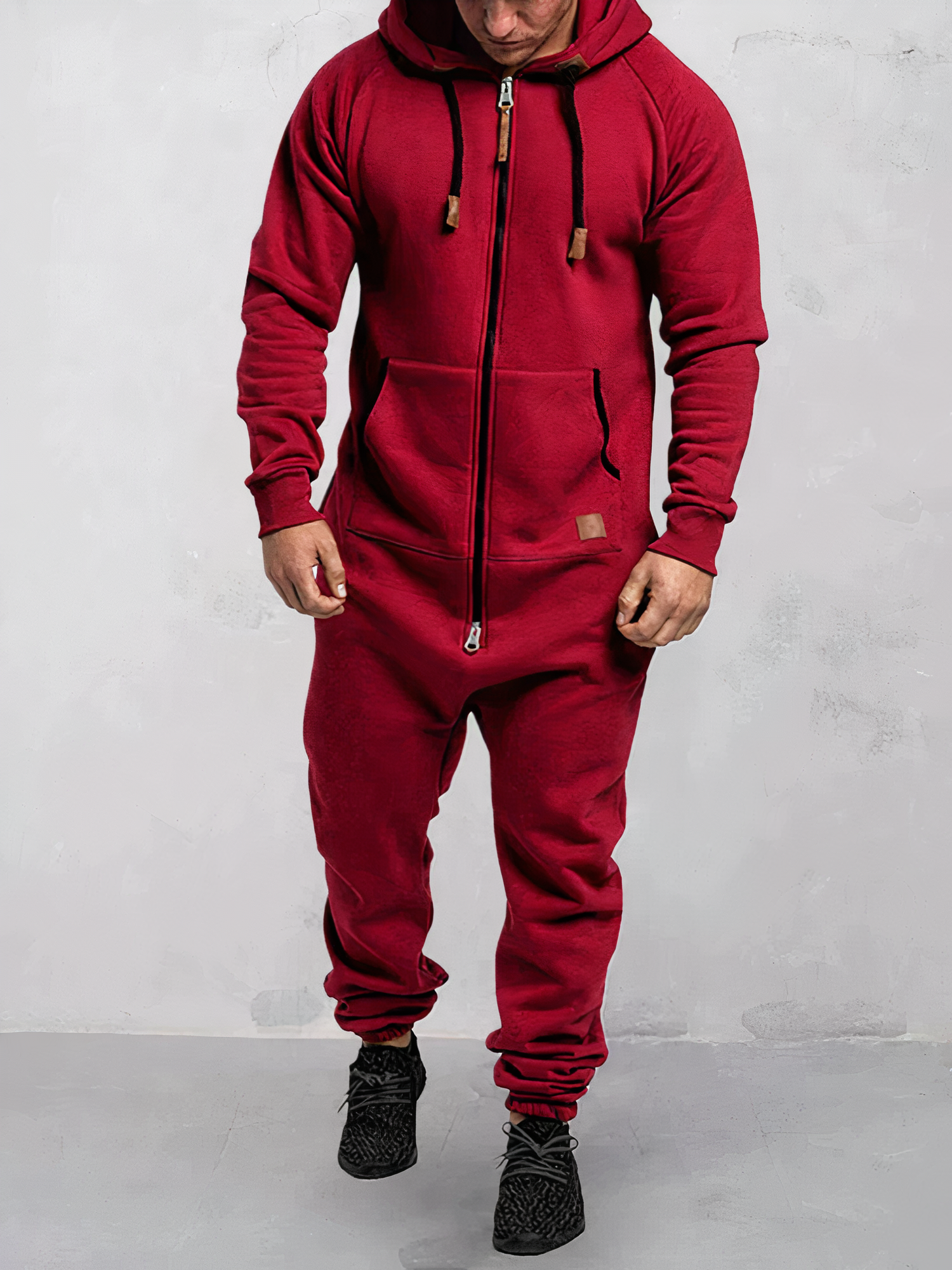 Jürgen | Hooded Jumpsuit - Winter - Dark Grey