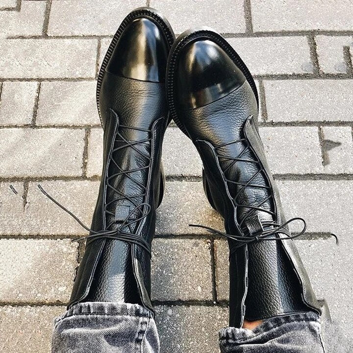 Danielle | Women’s Lace-Up Leather Ankle Boots