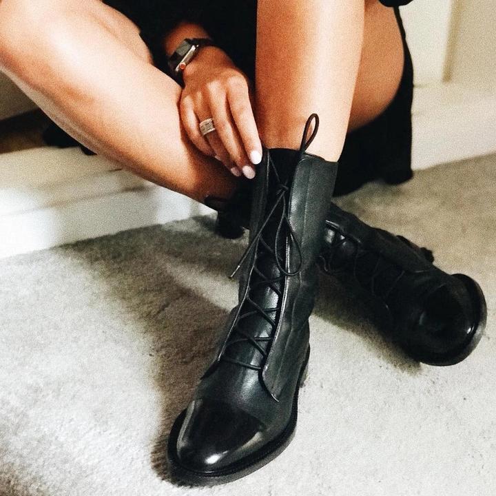 Danielle | Women’s Lace-Up Leather Ankle Boots