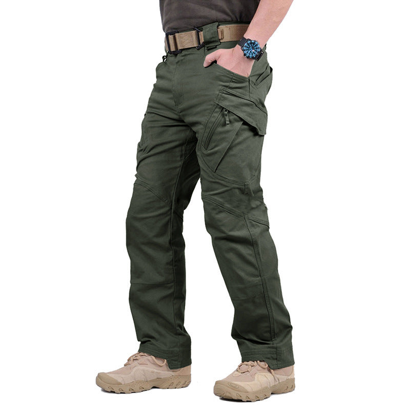 Klaus | Cargo Pants - Tactical Green Cotton for Outdoor Hiking