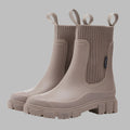 Helga | Waterproof Chelsea Boots - Black Leather