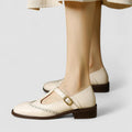 Olivia | Orthopedic Mary Jane Shoes - Black Leather