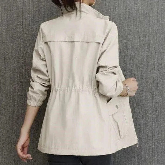 Catherine | Lightweight Waterproof Trench Coat - Beige