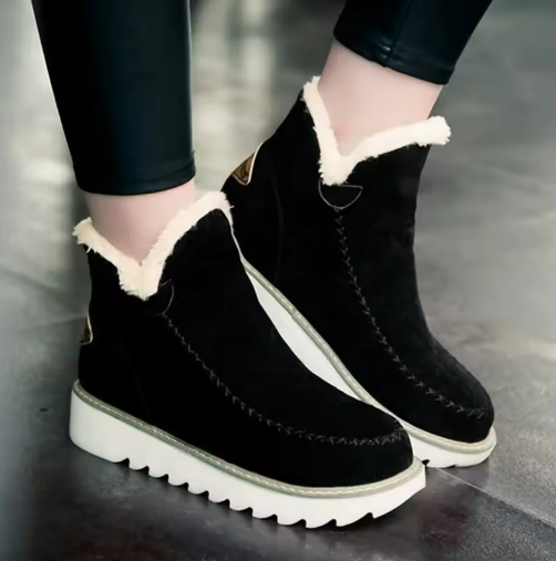 Kate | Orthopedic Ankle Boots - Black Leather