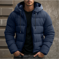 Moritz | Men's Hooded Winter Puffer Jacket - Black