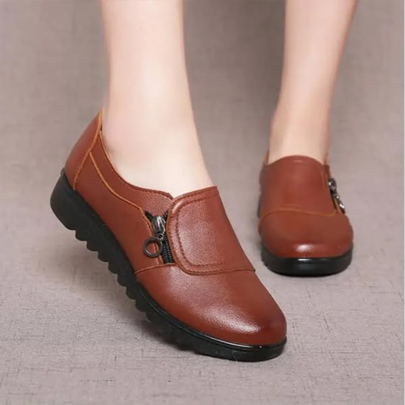 Susanne | Orthopaedic Loafers - Black Leather