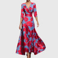 Leila | Elegant Dress - Black Silk