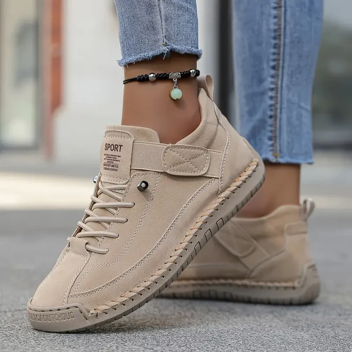 Meya | Orthopedic Sneakers - White Leather