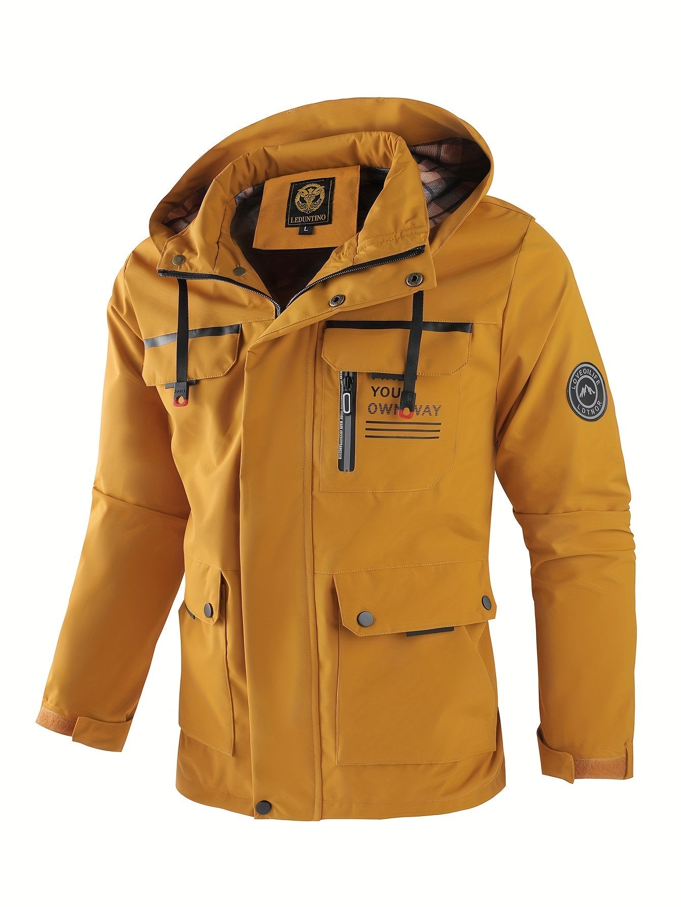 Klaus | Waterproof Winter Jacket with Hood - Black