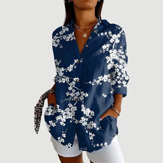 Ella | Colorful Summer Shirt with Buttons - Multi