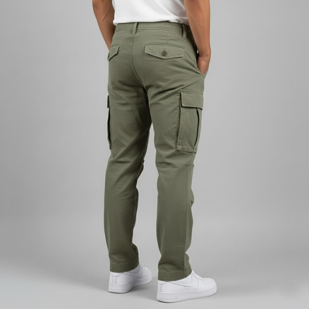 Benjamin | Relaxed Fit Cargo Pants - Black Cotton Streetwear
