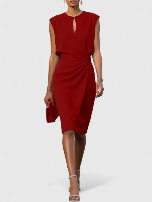 Lisandrah | Sophisticated Dress - Black Silk