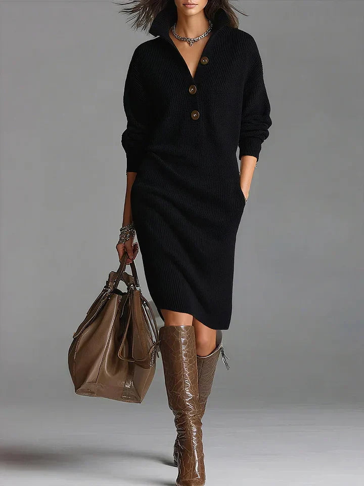 Maya | Women’s Button Front Relax Fit Dress