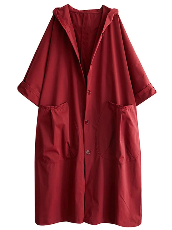 Felicia | Long Waterproof Coat - Black