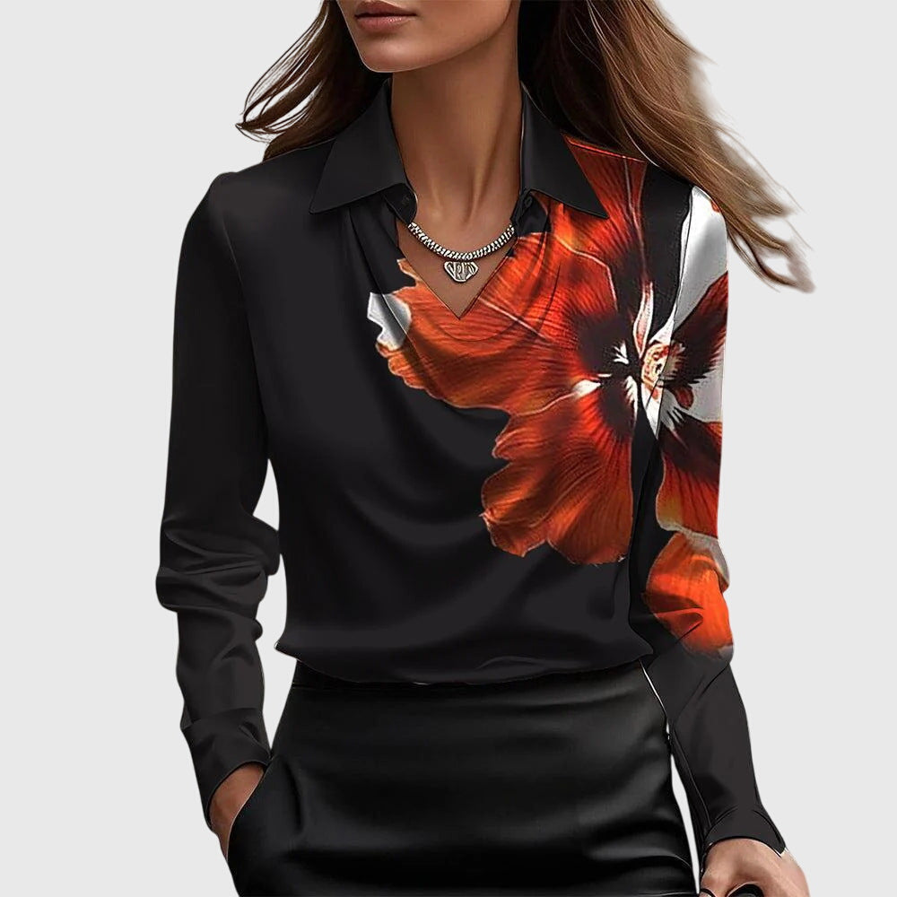 Brooklyn | Elegant Blouse - Silk - White