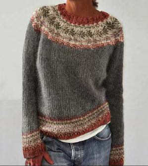 Dorothea | Knit Sweater - Round Neck Casual