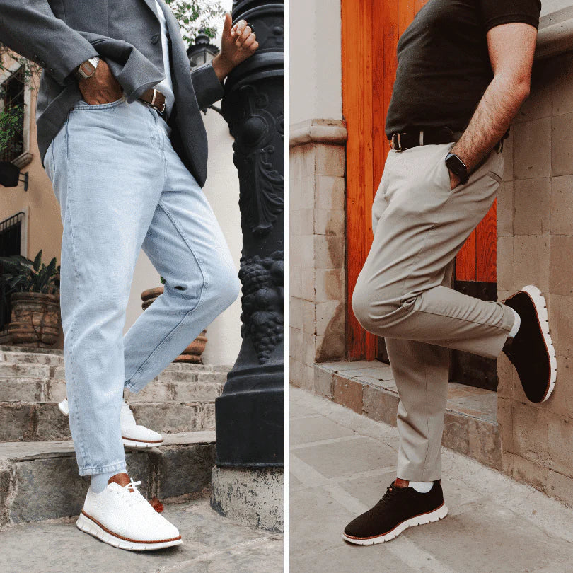 Lyon | Comfortable Shoes - Breathable Black Leather