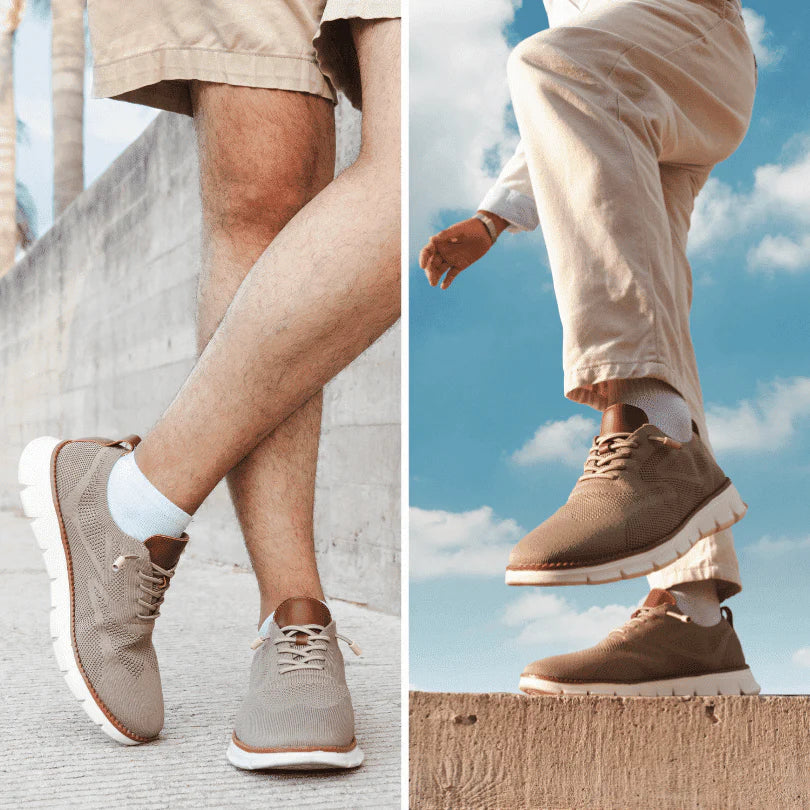Lyon | Comfortable Shoes - Breathable Black Leather
