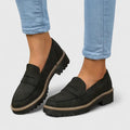 Savrani | Orthopaedic Loafers - Black Leather