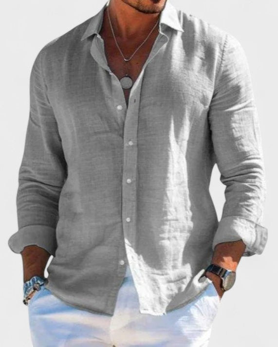 Morgan | Elegant Linen Shirt - Refined