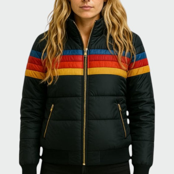 Olivia | Waterproof Puffer Jacket - Black