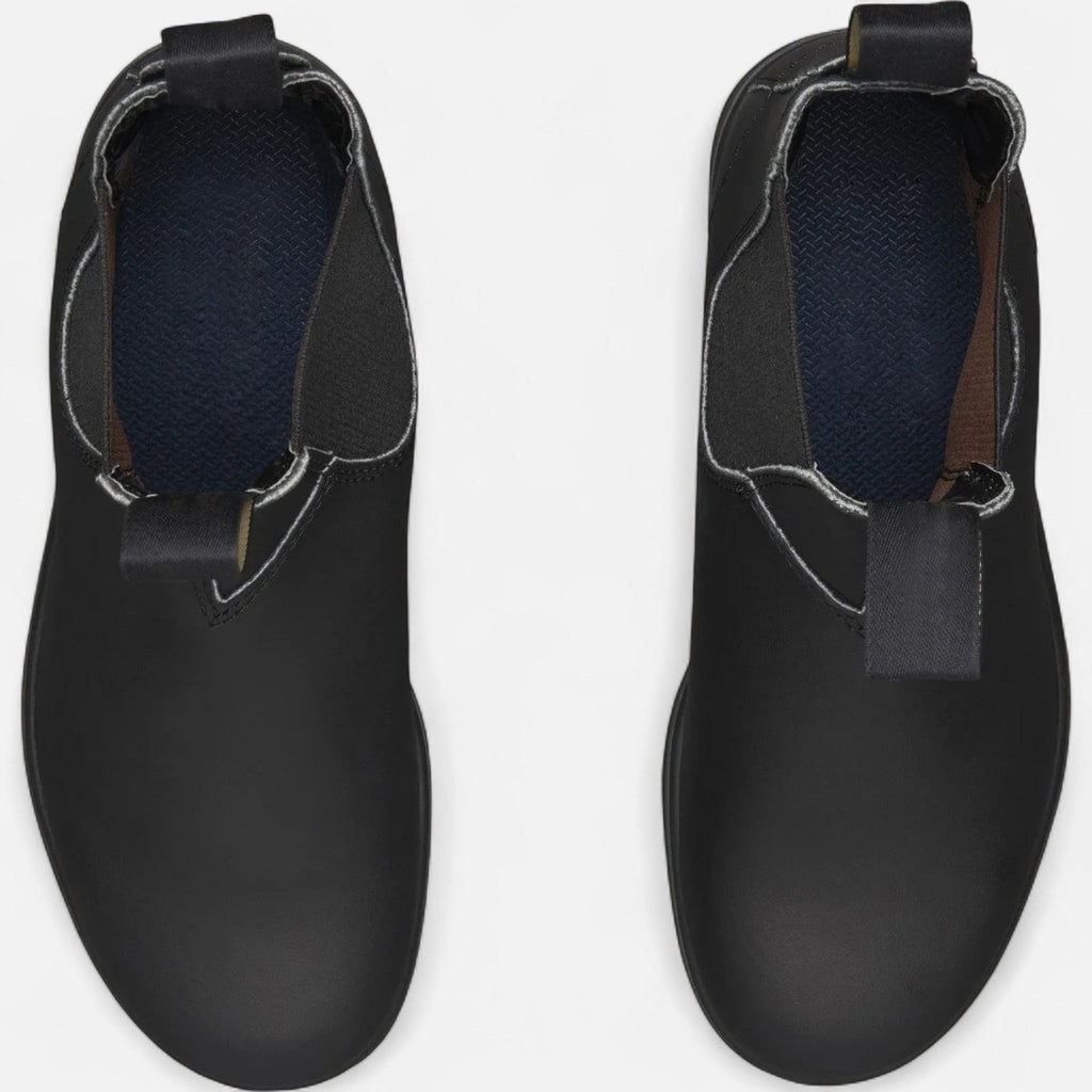 Oliver | Men's Chelsea Boots Leather Slip On Black Classic