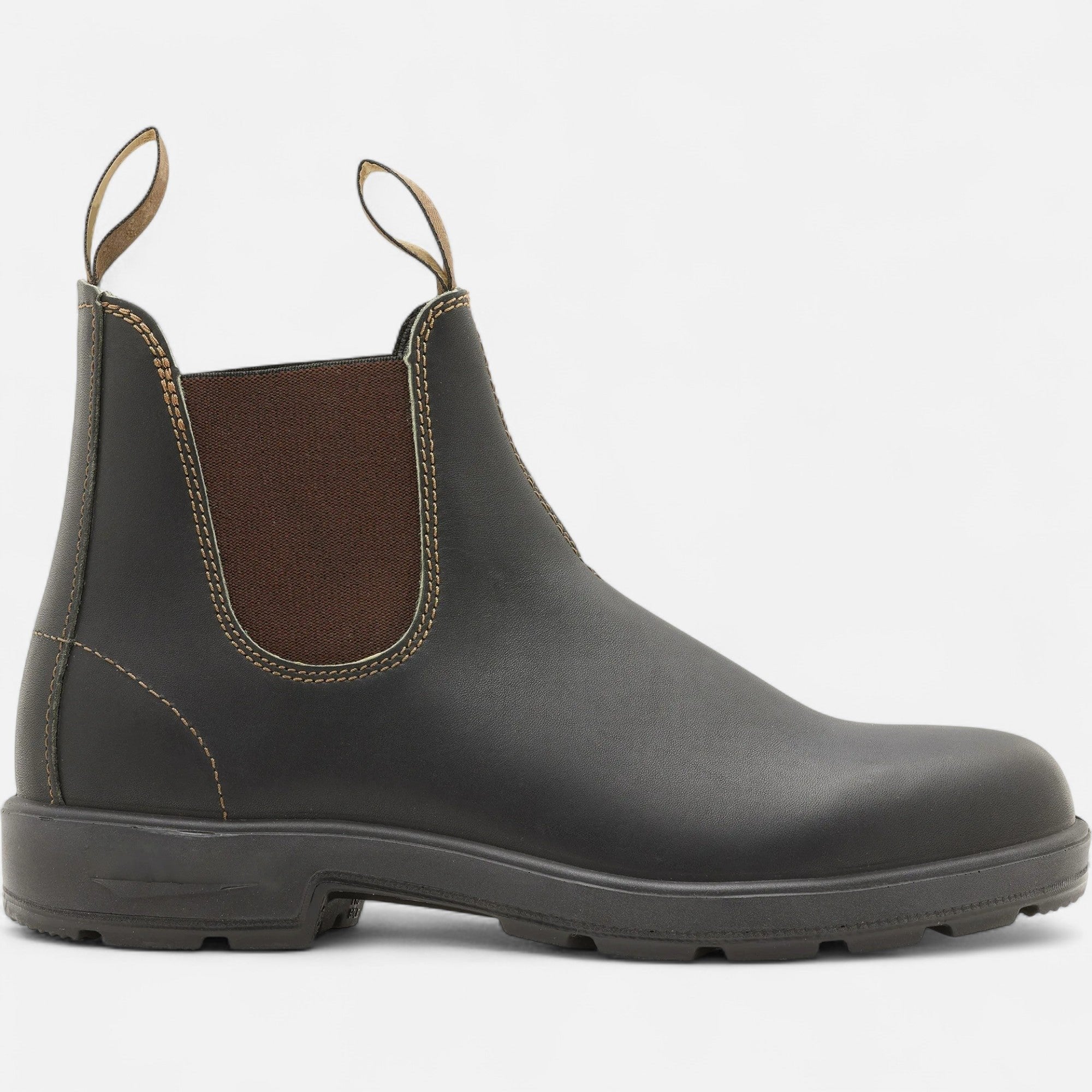 Oliver | Men's Chelsea Boots Leather Slip On Black Classic