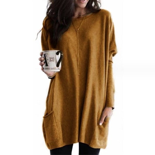 Sabina | Long Women's Sweater - Stylish Knit
