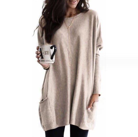 Sabina | Long Women's Sweater - Stylish Knit