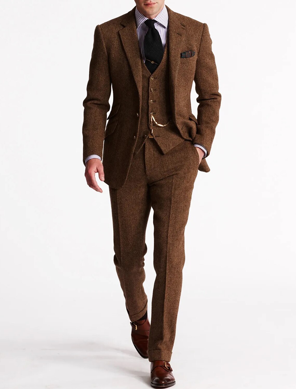 Werner | Classic Men's Winter Suit with Vest and Pocket