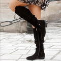 Tanja | Over-the-Knee Boots - Black Leather