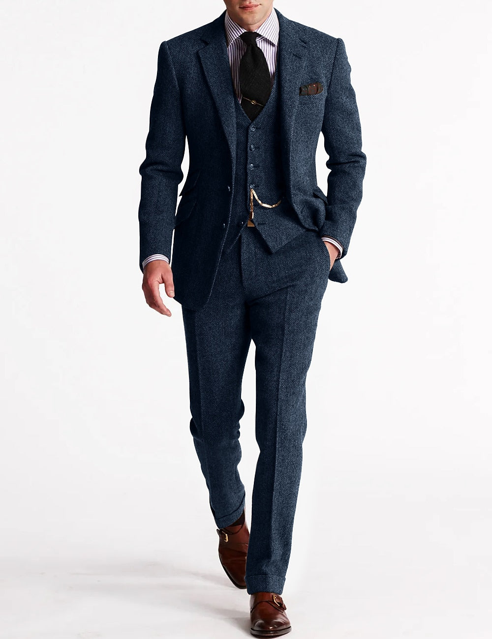Werner | Classic Men's Winter Suit with Vest and Pocket