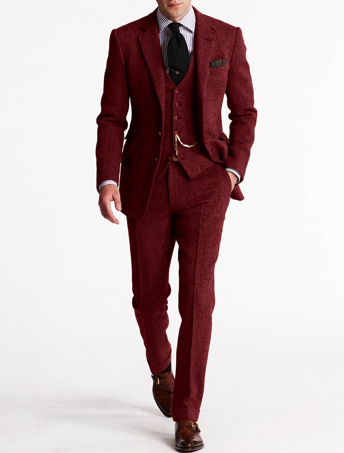 Werner | Classic Men's Winter Suit with Vest and Pocket